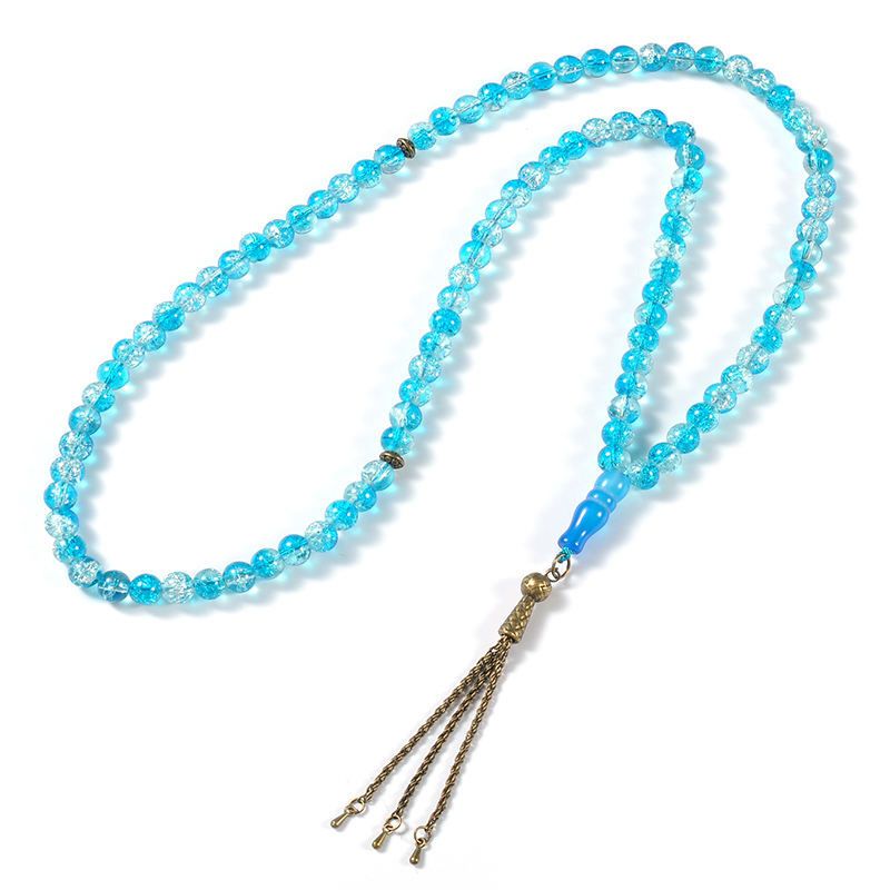 99 8mm Exquisite Broken Muslim Bracelet Islamic Prayer Beads Handmade Original Design Batch_voghion.com
