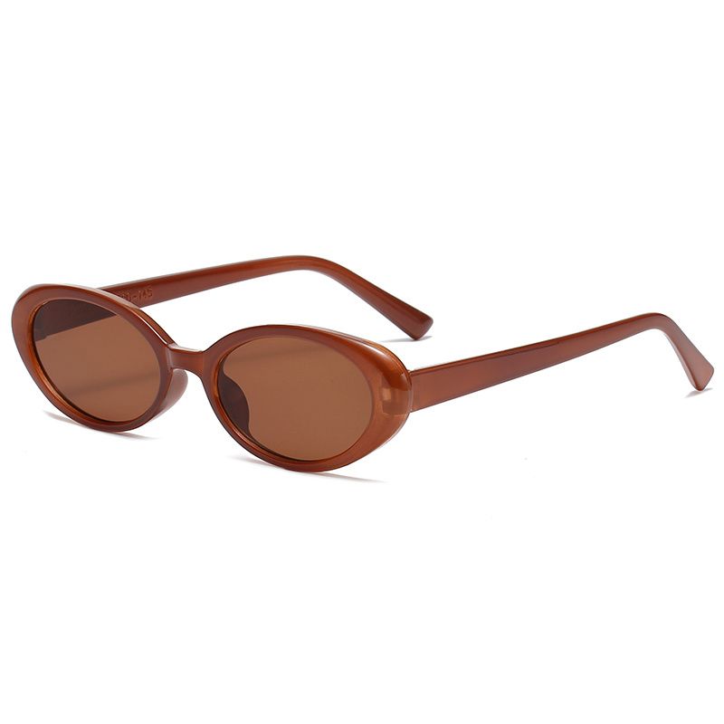 Moda Küçük Çerçeve Vintage Güneş Gözlüğü Erkek Marka Tasarımcısı Güneş Gözlükleri Erkek Moda Gölgeler Oval Ayna Siyah Retro Oculos De Sol_voghion.com