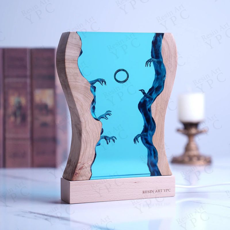 Hot Selling Theme Lord Of The Rings Epoxy Resin Night Light Christmas Gift For Movie And Game Enthusiasts_voghion.com
