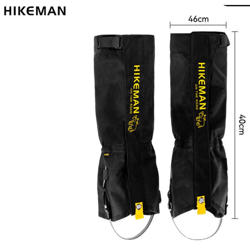 HIKEMAN Outdoor Gaiters - Waterproof Snow/Sand Guards For Hiking & Skiing | Adjustable Leg Protection_voghion.com