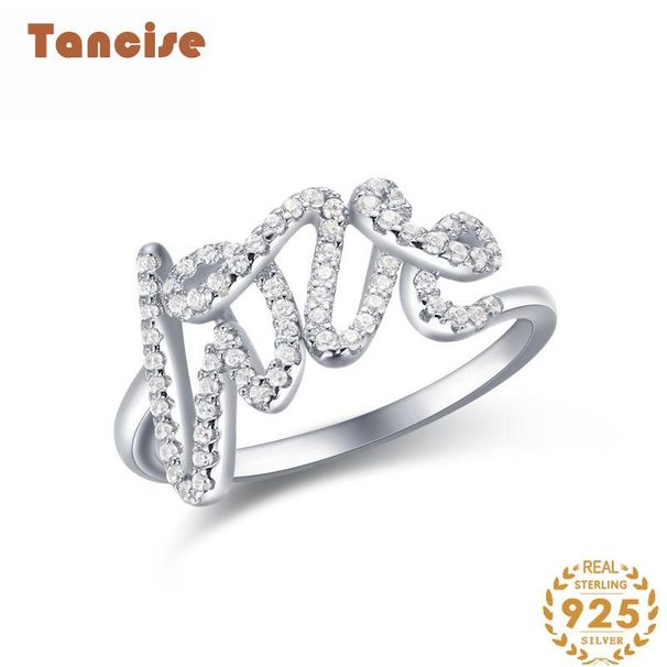 Tancise Classic Zircon Silver Ring Ladies Jewelry Wedding Promise Party Gift_voghion.com