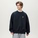 Men's Heavyweight 380g Oversized Crewneck Sweatshirt With Unique Embroidery - Trendy Casual Pullover Hoodie Alternative For Streetwear Lovers_voghion.com