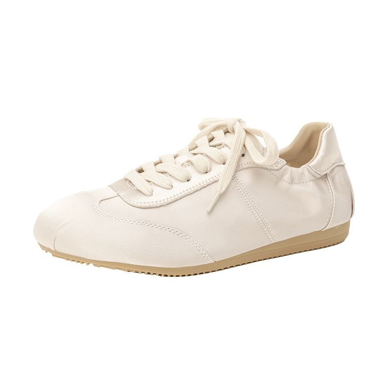 Satinschuhe im Ballettstil für Damen, Nischendesignermode, All-Match-Freizeitschuhe_voghion.com