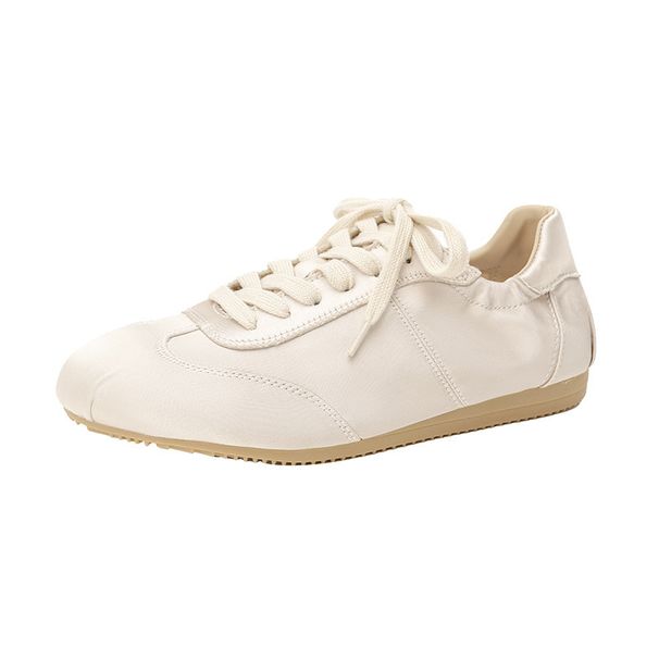 Satinschuhe im Ballettstil für Damen, Nischendesignermode, All-Match-Freizeitschuhe_voghion.com