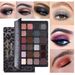 24 Colors Matte Pearlescent Eyeshadow Palette Cool Gray Smoky Color Earth Color Easy to Apply Makeup No Flying Power_voghion.com