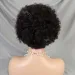 Parrucche con trecce a treccia corta per capelli umani da 8 pollici, parrucche con treccia frontale in pizzo afro riccio crespo per donne con capelli per bambini_voghion.com
