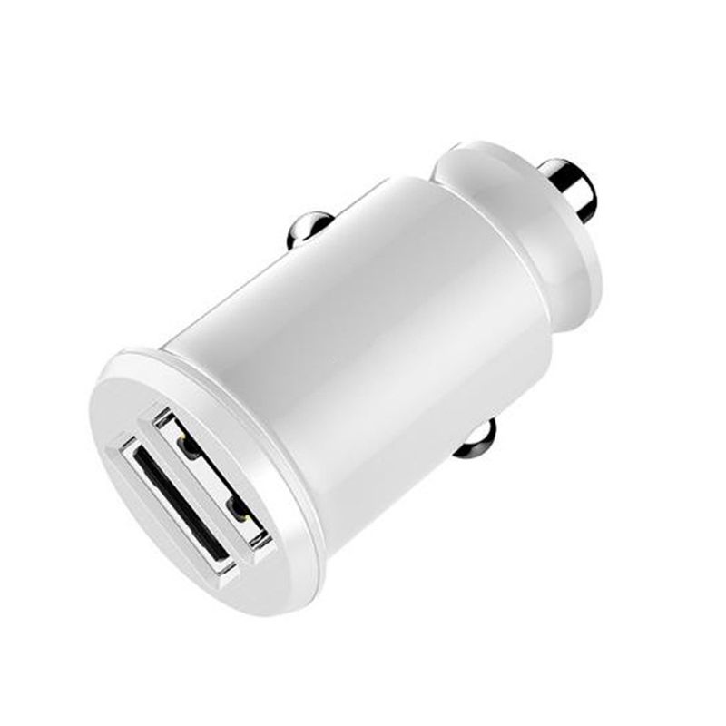 Kunjiuyou Autolader Mini Snel Opladen 3.1A Dubbele USB Autolader Adapter Voor Mobiele Telefoon - Zwart_voghion.com