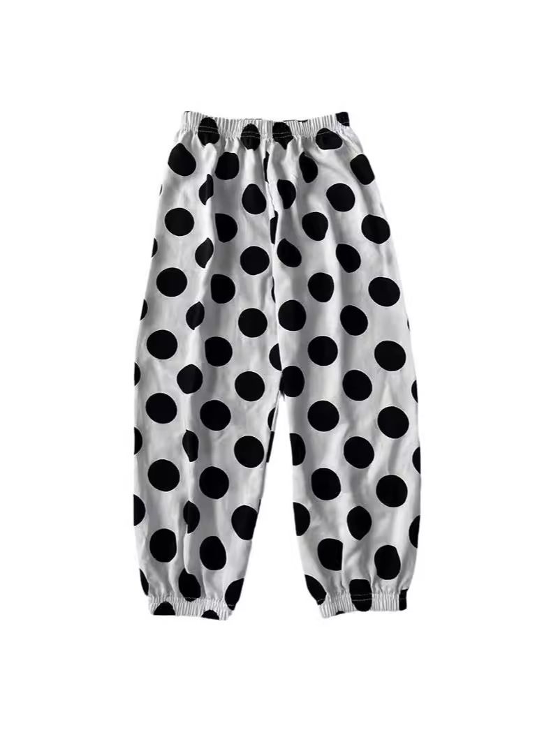 Breathable Kids' Mosquito-Repellent Pants – Soft Linen-Like Polyester With Fun Prints (3-8 Years, Unisex)_voghion.com