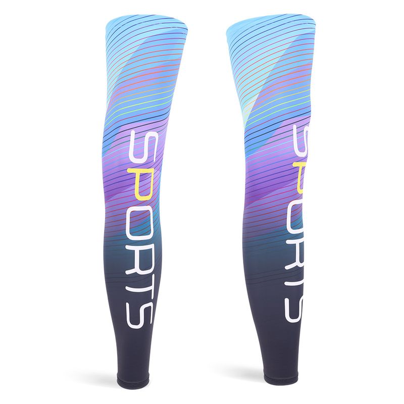 Ice Silk Sun UV Protection Outdoor Sports Cycling Motorcycle Guards Unisex Bicycle Summer Leg Sleeves_voghion.com