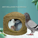 Egg Hatching Special Pigeon Box Rabbit Bird Nest Warm Grass Woven Outdoor Wall Hanging Home Use_voghion.com