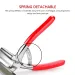 12cm Oil Painting Pliers Clamp With Red Handle Stretched Canvas Cloth Fabric Wide Jaw Stretch Tool For Advertising Print_voghion.com