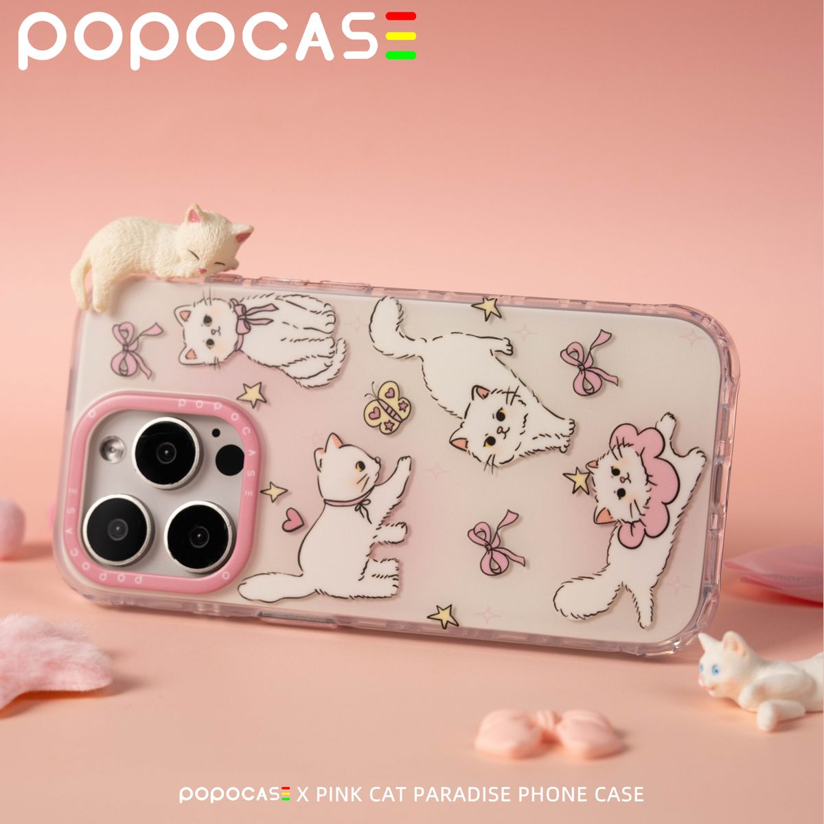 Unschlagbare Qualität Original Cat Park Doppelschicht-Knopf-Lanyard für das iPhone_voghion.com