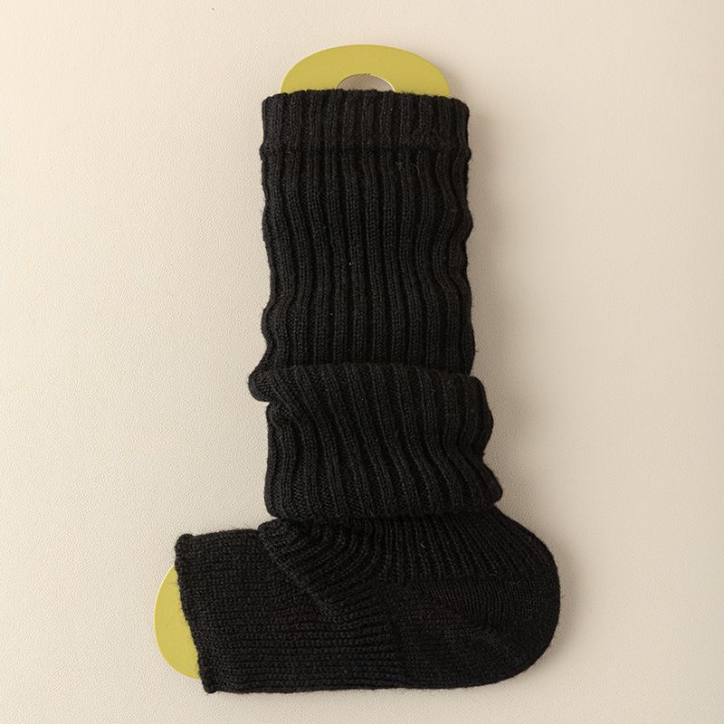 Ciorapi de pluș cu scame și scame groase, lungi și tubulare, pentru femei, culoare uni, călduroase_voghion.com