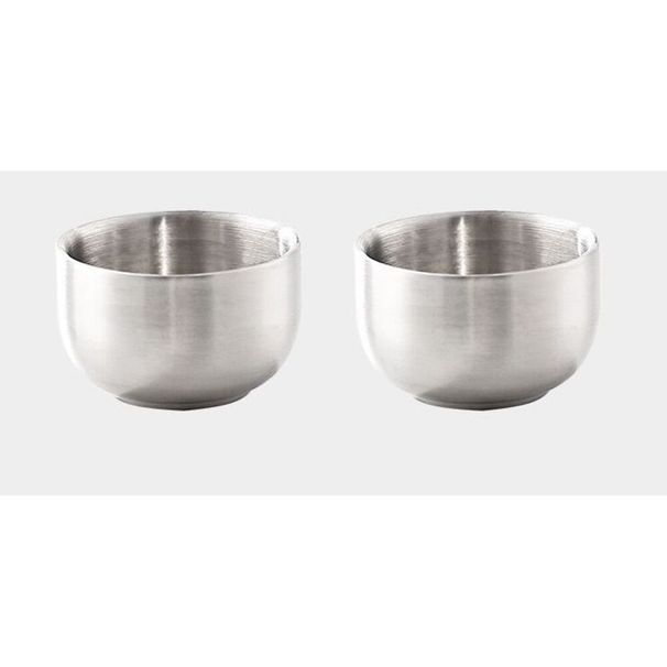 Bollitore in acciaio inossidabile 316 per campeggio, viaggio, picnic, portatile, per preparare il tè, doppio strato, antiscottatura_voghion.com