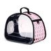 Transparent Portable Foldable Pet Breathable Single Shoulder Handheld Dog Bag Small Detachable Cat Carrier_voghion.com