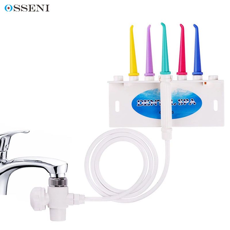 Dental SPA Kraan Monddouche Waterstraal Tandenborstel Floss Tanden Bleken Hygiëne Tandheelkundige Instrument Water Pick Tanden Cleaner_voghion.com