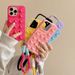Candy Color Suction Cup Phone Case For IPhone 13 Case IPhone 16 17 11 15 14 Pro Max Anti-Slip Silicone Suction Pad Lanyard Cover_voghion.com