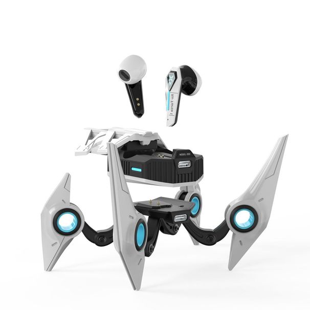 Mecha Bluetooth Headset Gaming Low Latency Mode High Aesthetic Open Ear Over-Ear Bone Conduction High-End Version New_voghion.com