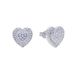 Damenschmuck Herzförmige Zirkon Ohrringe Nischendesign High-End-Ohrringe Zubehör_voghion.com