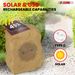 5 Core Rock Speaker Outdoor Waterproof Bluetooth Garden Speakers Solar & USB Charging RGB Colors For Patio Pool & Home_voghion.com