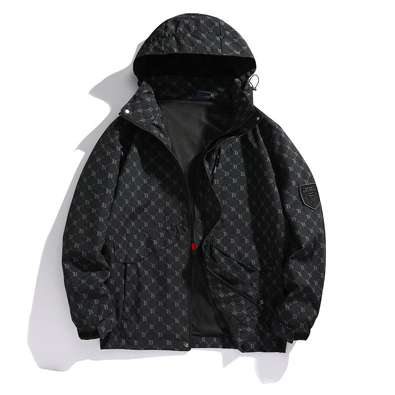 Giacca nuovo stile Autunno Inverno Casual Abbigliamento da uomo Cappuccio staccabile Coppia all'aperto_voghion.com