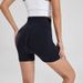 honey-butt lift, fitness and leisure sports elastic high-waisted belly-control quick-drying seamless yoga shorts_voghion.com