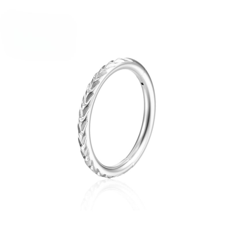Piercing do nosu F136 Titan Helix Daith Stud 16g Septum Clicker Tragus Chrupavka Spirála Dámské Kruhové Náušnice Tělové Šperky_voghion.com