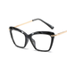 Crystal Multi Cut Eyeglass Frame for Women's 2024 New European and American Fashion Metal Eyeglass Frame_voghion.com