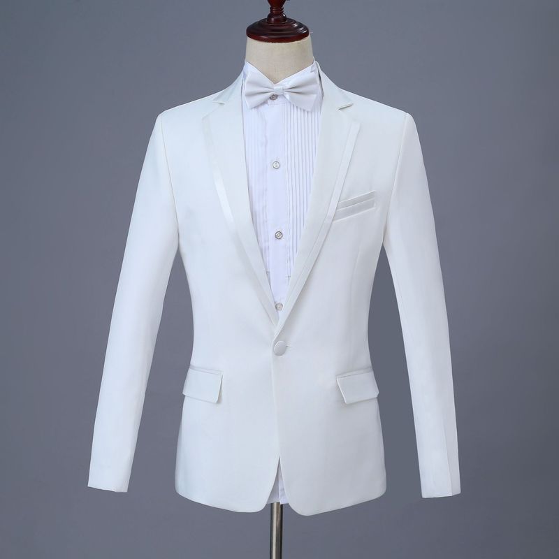 Costume classique CT pour jeunes, costume de remise de diplôme, blazer slim, tenue de performance pour chorale_voghion.com
