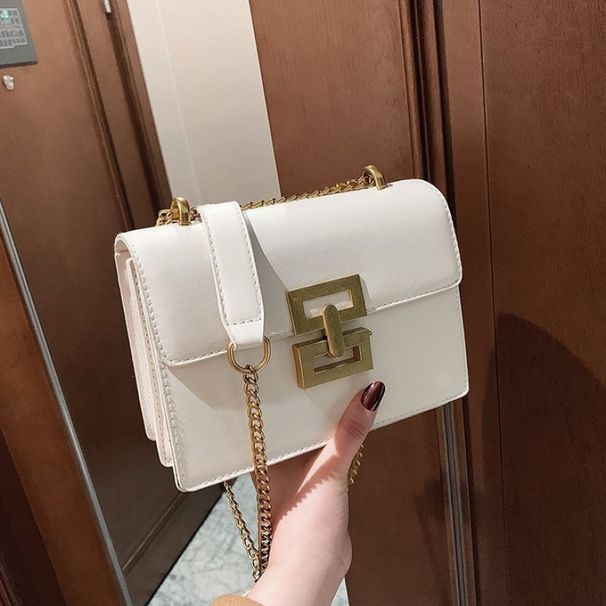 Borsa a tracolla a tracolla con tracolla a catena alla moda Senior Sense in pelle da donna_voghion.com