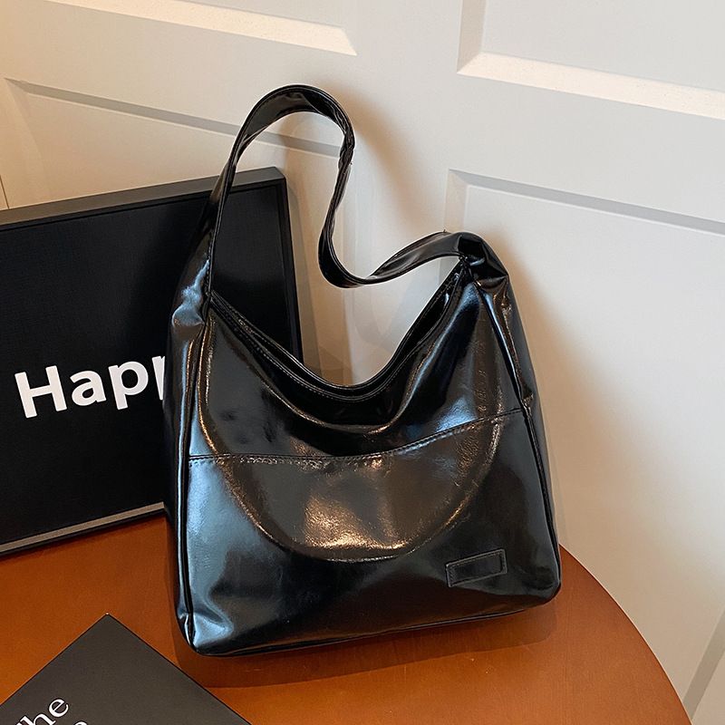 Borsa a tracolla semplice da ascellare, versatile e casual, nuova borsa tote in morbida pelle Melard 2025, grande capacità, per donna_voghion.com