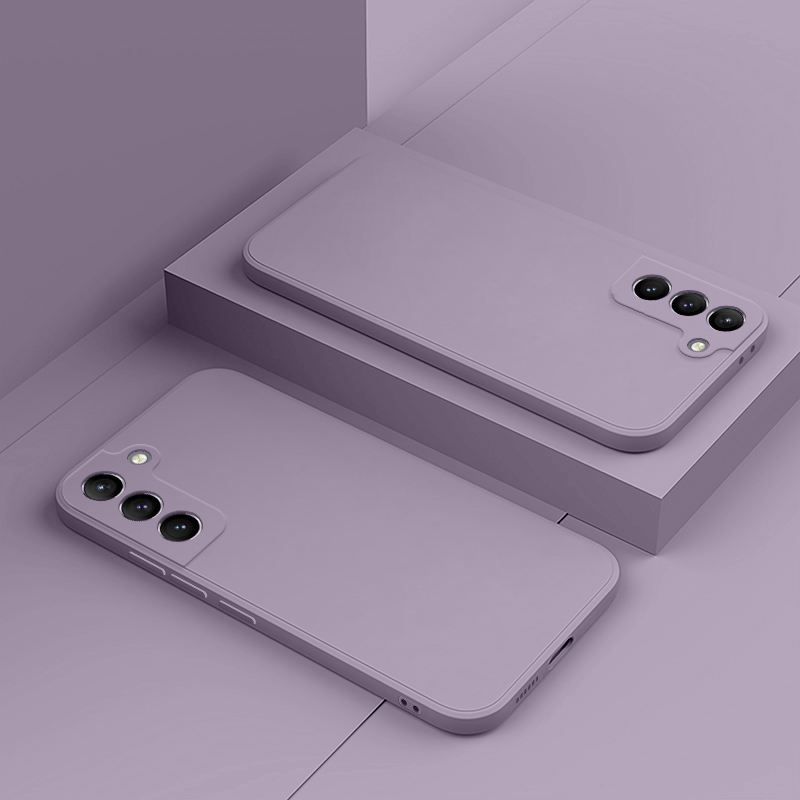 LOVECOM Liquid Silicone Phone Case For Samsung Galaxy S22 S21 Ultra Plus S20 FE S10 A72 A52 4G 5G Soft Thin Back Cover F_voghion.com