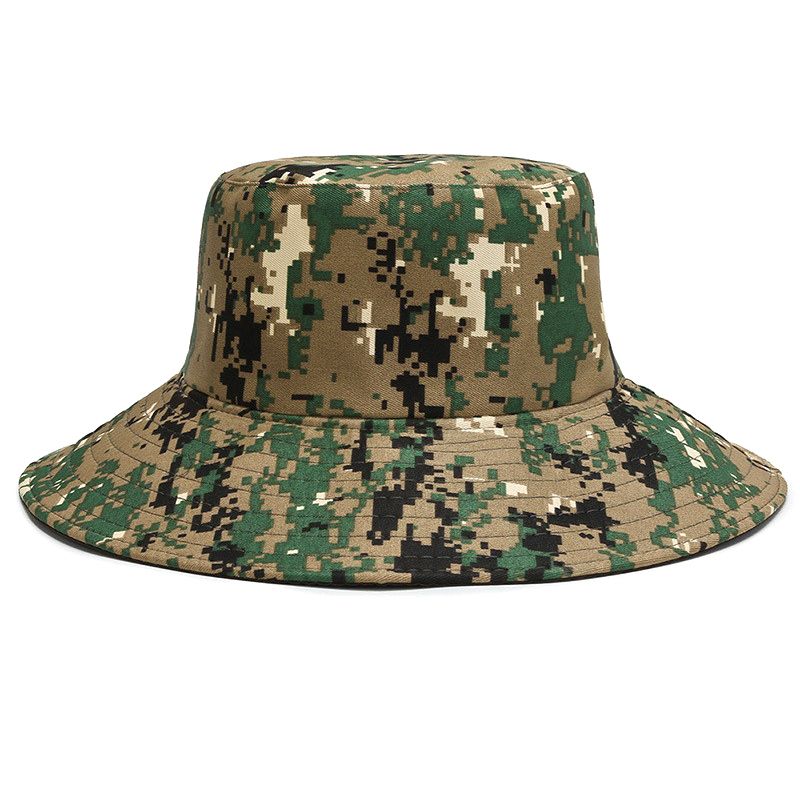 1 sombrero militar táctico de moda para hombre y mujer, estilo boonie, para safari, caza, pesca, al aire libre, camuflaje, gorra de algodón para el sol_voghion.com