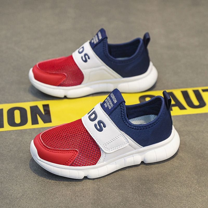 Girls Shoes Summer New Mesh Breathable Children's Sports Single Mesh Shoes Big Children One Step Girls Lazy Shoes_voghion.com