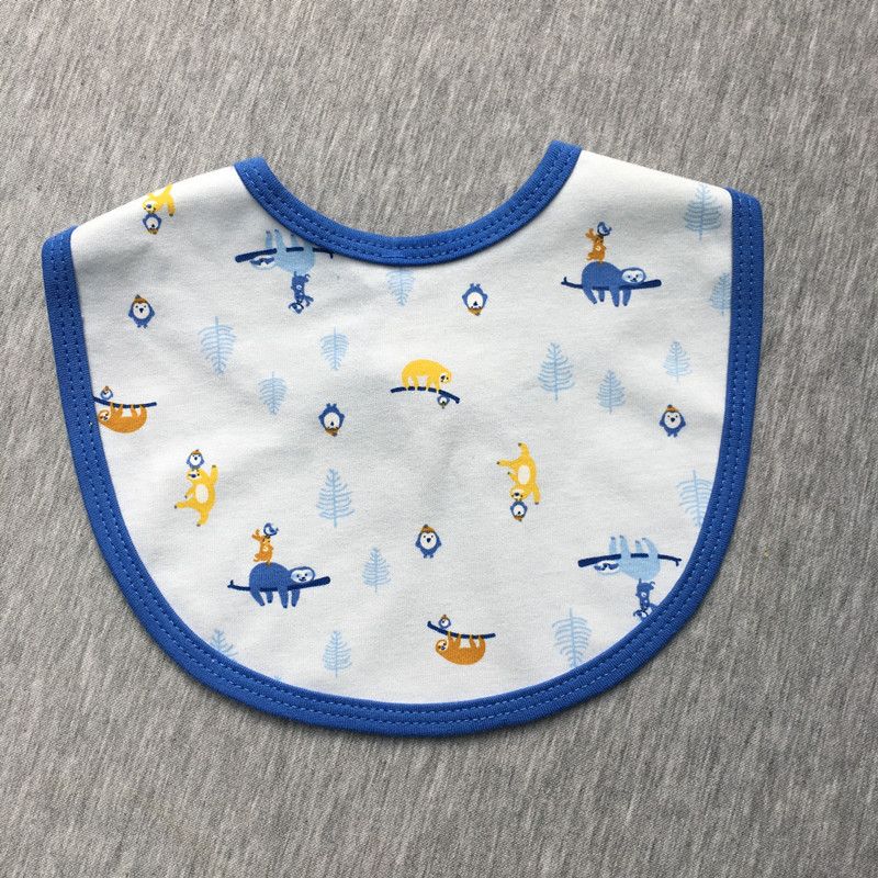 Bavaglini impermeabili per bambini di classe A Export per bambini e bambine, a forma di U, a doppio strato, in cotone, per tutte le stagioni, all'ingrosso_voghion.com