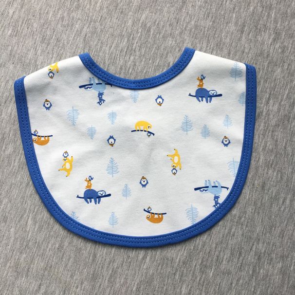 Bavaglini impermeabili per bambini di classe A Export per bambini e bambine, a forma di U, a doppio strato, in cotone, per tutte le stagioni, all'ingrosso_voghion.com