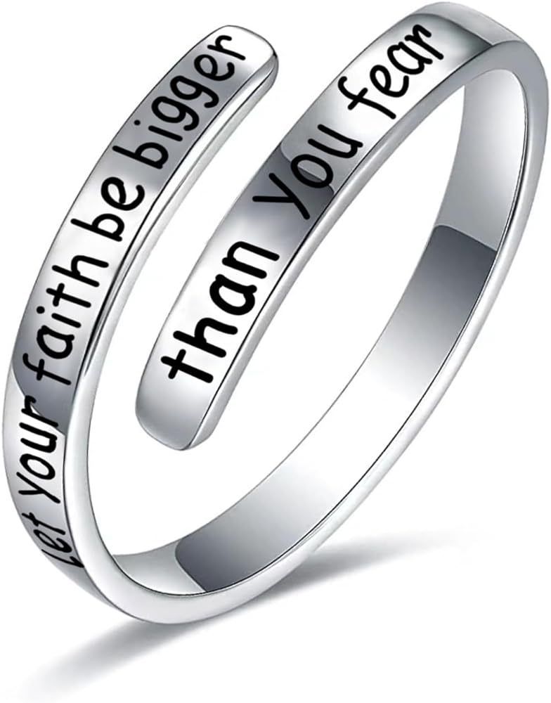 Anel feminino de prata esterlina S925 com cruz de fé, design simples e moderno de alta qualidade_voghion.com