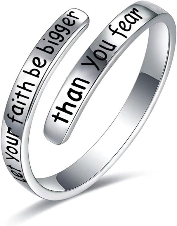 Anel feminino de prata esterlina S925 com cruz de fé, design simples e moderno de alta qualidade_voghion.com