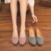 Old Beijing Cloth 25 Spring New Women's Soft Sole Non-Slip Wear-Resistant Middle-Aged And Elderly Mom Slip-On Lazy Shoes_voghion.com