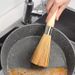 Topfbürste aus natürlichem Bambus mit langem Griff, Wok-Reinigungsbürste, Spülbürste, Küchenwerkzeug, Zubehör für Zuhause und Restaurant_voghion.com