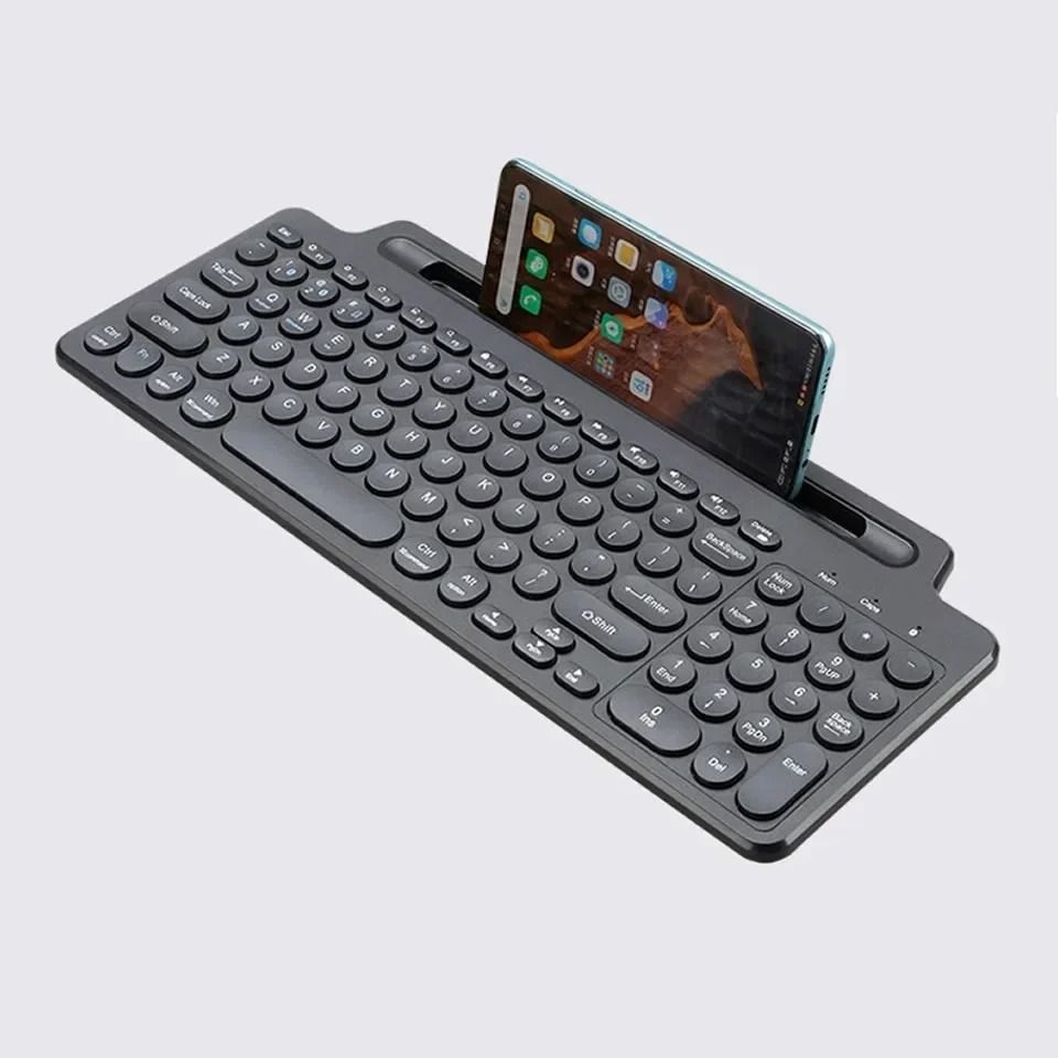Teclado sem fio Bluetooth Mini Universal 2.4G Gamer para Windows Android IOS Tablet iPad PC Acessórios_voghion.com