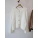 Women's Clothing fleece knitted cardigan sweater jacket women autumn and winter thickened new short soft waxy_voghion.com
