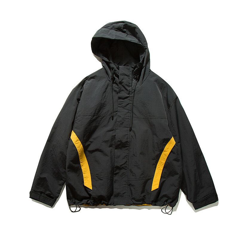 Giacca con cappuccio di nuova generazione per uomo, giacca coordinata con i colori dell'abbigliamento maschile_voghion.com