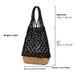 New Ins Hollowed Out Single Shoulder Woven Bag Handmade Mesh Grass Woven Bag Casual Forest Style Beach Bag Suitable for Vacation Beach_voghion.com