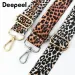 Deepeel 3,8 cm leopardato con tracolla larga, tracolla regolabile per borse lunghe da donna, tracolla per portafoglio, 80-140 cm_voghion.com