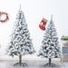 Jõulud 1,8 m lumepuu floklev puu valge puu simulatsioon tipptasemel krüpteerimine valge lumi stseen puu maandumine jõulud_voghion.com