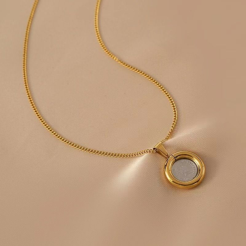 and niche retro double-sided women's necklace with a high-end feel_voghion.com