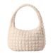 Pleated Clouds Women's 2025 Summer New Lightweight Quilted Multifunctional Feather Shoulder Tote Bag Fashion Hundred Casual Daily_voghion.com