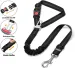 Hard Shockproof Dog Leash "Two In One", Car Belt For Pets With Clip, Rear Seat Safety Belt, Kitten Collar, Pet By PawParty Store_voghion.com