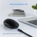 Mouse silenzioso wireless da ufficio KYSONA ergonomico multicolore ricaricabile_voghion.com